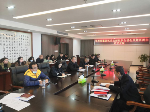 <b>集团机关党支部召开组织生活会和开展党员民主评议会</b>