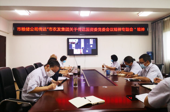 <b>市粮储公司召开学习贯彻省委书记王晓晖到广调研指示精神会议</b>