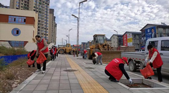 <b>机关党支部开展社区志愿服务活动</b>